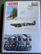 WW2 BOB fighter pilots Air Cdre James Leathart 54 Sqn signed Operation Dynamo cover fixed with