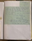 WW2 BOB fighter pilot Jan Budzinski 145 sqn hand written note fixed to A4 page. WW2 RAF Battle of