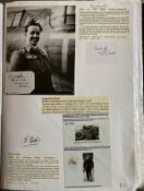 WW2 BOB fighter pilots Fred Gash 264 Sqn and E C Wolfe 141 Sqn fixed with biographies to A4 page.