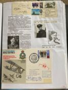 WW2 BOB fighter pilots Raymond Moss 29 sqn, Edward Wells 266 sqn, Reginald Nutter 257 sqn signed