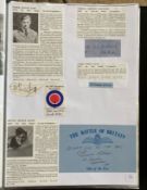 WW2 BOB fighter pilots Derek Yapp 245 sqn, Norman Copeland 235 sqn, James Dann 23 sqn, Dennis