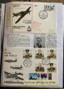 WW2 BOB fighter pilots Wg Cdr McGregor signed piece fixed to 1986 RAF FDC with Joseph Kilner 65