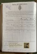 WW2 BOB fighter pilot Clarence Francis 74 sqn signed copy of his order moving to 74 sqn fixed with