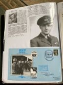 WW2 BOB fighter pilot Paul Webb signed Reach for the Sky cover fixed with biography to A4 page.
