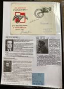 WW2 BOB fighter pilots Jerzy Palusinski 303 sqn, Jerzy Radomski 303 sqn signed 1965 Polish RAF cover