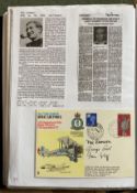 WW2 BOB fighter pilot Lord Neil Cameron 1 Sqn signed 17 Sqn 33rd Ann BOB cover fixed with