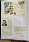 WW2 BOB fighter pilots Alexander MacGregor 266 sqn signed Mjr McCudden VC cover plus George