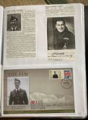 WW2 BOB fighter pilots Horace Cordell 64 sqn signature and BOB cover signed Keith Lawrence 234sqn