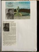 WW2 BOB fighter pilot Thomas Dalton Morgan 43 sqn Battle of Britain memorial postcard fixed with