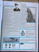 WW2 BOB fighter pilot Flt Lt Patrick Jameson DSO DFC 266 Sqn signed profile with full career