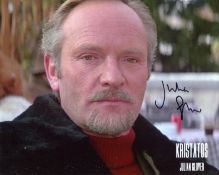 007 Bond movie For Your Eyes Only photo signed by Julian Glover (Kristatos) 10 x 8 inch colour