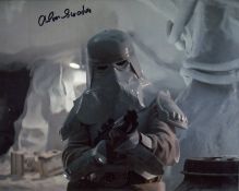 Star Wars The Empire Strikes Back 8x10 photo signed by Snowtrooper Alan Swaden. All autographs