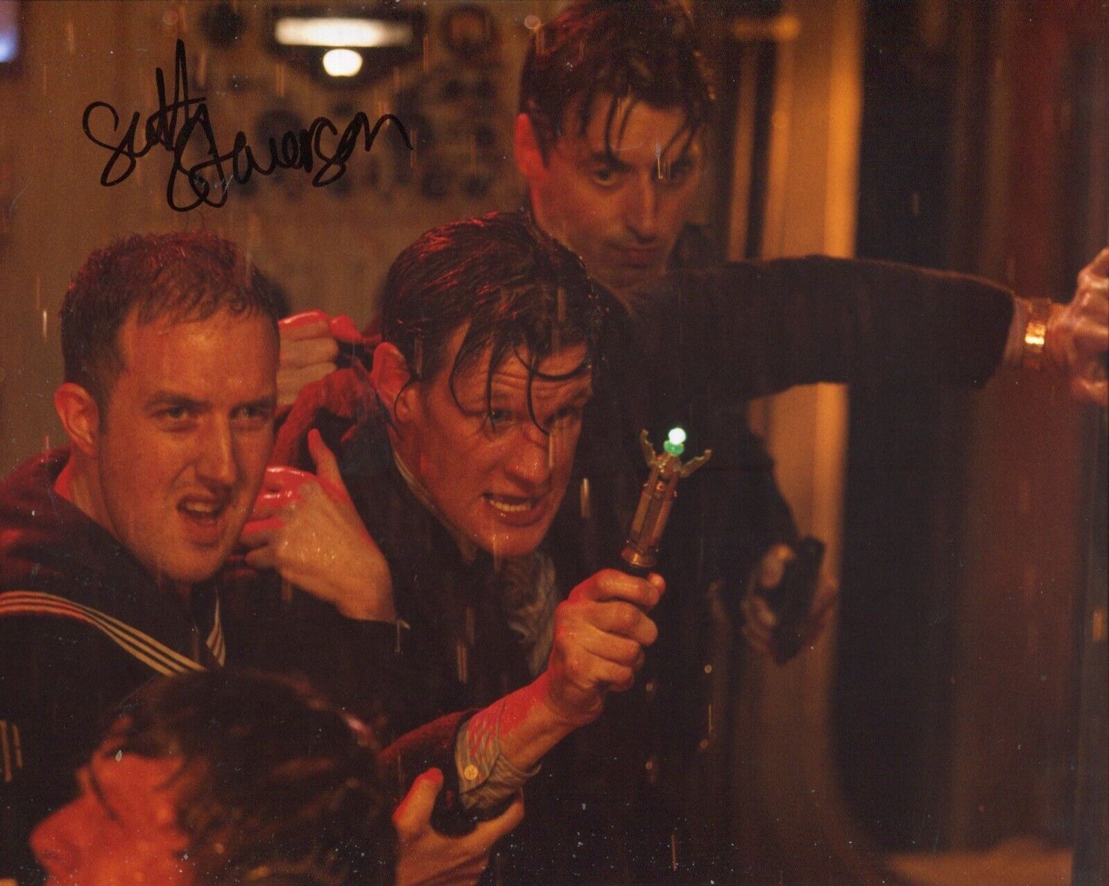 Doctor Who 8x10 scene photo signed by actor Scott Stevenson 10x 8 inch colour picture. All