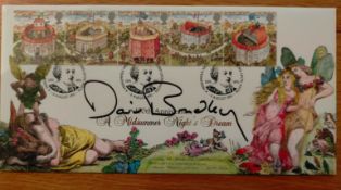 Midsummer Night's Dream Cover Signed By Harry Potter Star David Bradley. All autographs come with