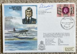 AVM Webster AFC 1927 race veteran signed HA17b Air Chief Marshal Sir John Nelson Boothman KCB KBE