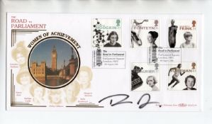 Theresa May Women of Achievement 1996 Signed Benham FDC British Prime Minister. All autographs