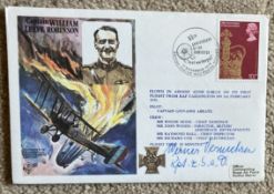 Zeppelin Great War ace Werner Vermehren L30, 35 42, 65 signed HA32b Captain William Leefe Robinson