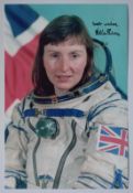 Helen Sharman Signed Autograph Signature 12x8 Photo MIR Space Station Astronaut. All autographs come