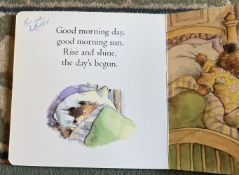Michael Bond signed Paddington Bear All Day small hardback book signed in top LH of first inside