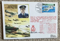 Sir Alasdair Steedman DFC WW2 ace signed HA31b Air Chief Marshal Sir Trafford L. Leigh-Mallory KCB