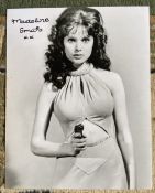 James Bond Madeline Smith signed sexy 10 x 8 b/w photo. All autographs come with a Certificate of