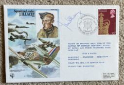 Top Battle of Britain fighter ace Sqn Ldr James Ginger Lacey signed on his own HA30b Squadron Leader