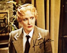 Allo! Allo! comedy scene photo signed by actress Kim Hartman 10 x 8 colour picture. All autographs