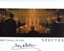 007 Bond movie Spectre photo signed by Brigitte Millar (Dr Vogel) 10 x 8 inch colour picture. All