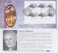 BENHAM 2000 MILLENIUM FIRST DAY COVER SIGNED BY COLIN BAKER DR. WHO. All autographs come with a