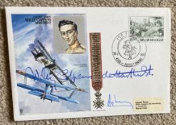 Great War Top Belgian fighter ace Baron Will Coppens signed on his own HA(SP2b) Colonel Baron