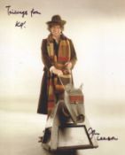 Doctor Who 8x10 photo with K9 signed by John Leeson. All autographs come with a Certificate of