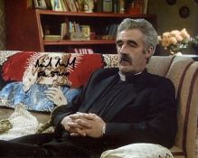 Father Ted cult comedy series scene photo signed by actor Michael Redmond 10 x 8 colour picture. All