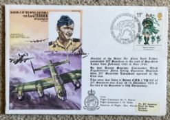 Lord Tedder son of WW2 leader signed HA12b MRAF The Lord Tedder of Glenguin GCB cover from RAF WW2