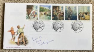 Author Jilly Cooper signed 1997 Enid Blyton FDC. All autographs come with a Certificate of