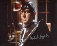 Doctor Who 8x10 scene photo signed by actor Michael Jayston as The Valeyard 10x 8 inch colour