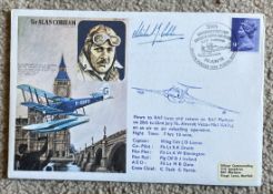 Michael Cobham son of the pioneering aviator signed HA3b Sir Alan Cobham KBE AFC cover from RAF