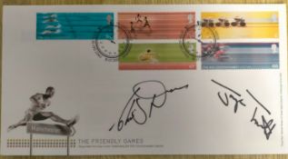 Torvill and Dean Signed Friendly Games Cover 2002 Commonwealth Games FDC. All autographs come with a