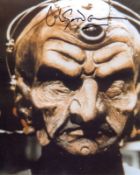 David Gooderson as Davros signed Doctor Who 8x10 photo. All autographs come with a Certificate of