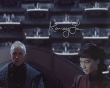 Star Wars 8x10 colour movie scene photo signed by actress Kamay Lau. All autographs come with a