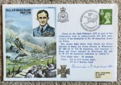 ACM Sir Denis Barnett DFC CO 84 Bomber Sqn signed HA13b Flight Lieutenant A.W. Beauchamp-Proctor