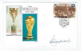 Bobby Moore Signed World Cup Fdc Tuvalu 1986 Westminster Collection . All autographs come with a