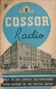 Cossor Radio. Built in the largest self-contained radio factory in the British Empire. 22 pages of