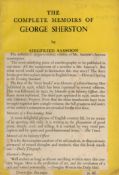 Siegfried Sassoon The Complete Memoirs of George Sherston. Published by Faber and Faber Ltd. London.