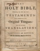 The Holy Bible. Containing the Old and New Testaments newly translated out of the original Tongues