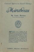 Louis Barthou Mirabeau. Eminent figures in French History from the French of Louis Barthou, Prime