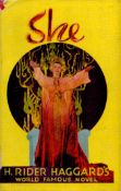 SHE by Rider Haggard. Fine copy in a fine D/W. published at the appearance of the film by Hodder and
