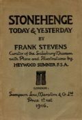 Frank Stevens Stonehenge, Today and Yesterday. Curator of the Salisbury Museum. With plans and
