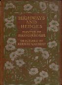 Herbert Arthur Morrah Highways and Hedges. Painted by Berenger Benger. Published by Adam and Charles