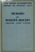Memoirs of Robert Houdin, Ambassador, Author and Conjurer. Written by Himself. Published by T.