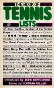 The Book of Tennis Lists Edited by Norman Giller 1985 First Edition Hardback Book with 208 pages